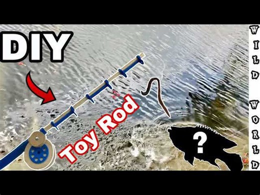 A fishing experiment pushes a toy rod to its limits