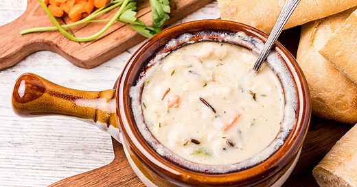 Creamy Chicken And Wild Rice Soup (Panera Copycat recipe)