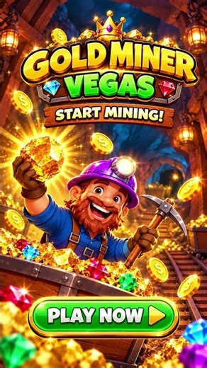 Gold Miner Vegas – Mine Gold & Discover Treasures | Gameplay [9:16]