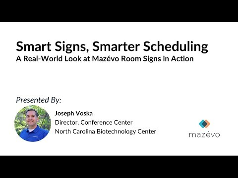 Smart Signs, Smarter Scheduling: A Real-World Look at Mazévo Room Signs in Action