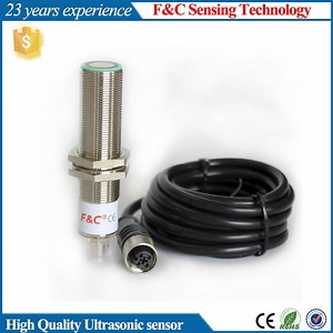 [Hot Item] F&C M18 Ultrasonic Sensor for Transparent Object Detection 1m 4~20mA with M12 Connector