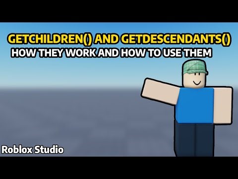 THE DIFFERENCE BETWEEN GETCHILDREN & GETDESCENDANTS | Roblox Studio