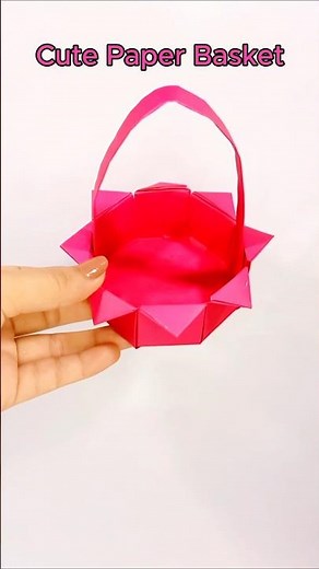 Easy Paper Basket Making | DIY Handmade Basket Craft Idea | Craftpodia