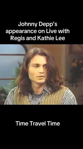 Johnny Depp on Regis and Kathie Lee } #fypシ゚viral #foryou #timetravel #film #history #johnnydeep