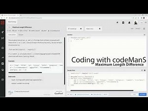 Codewars 7 kyu Maximum Length Difference JavaScript