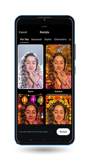 Transform Any Video into Kashmir Snowfall with AI ✨ #Trending