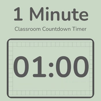1 Minute Classroom Countdown Timer.zip