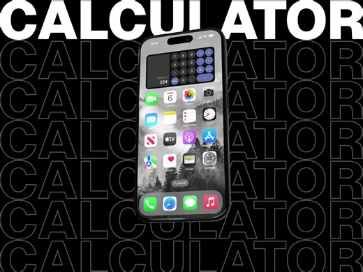 Calculator widget - Daily Design 5