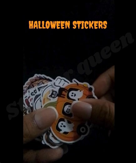 2.7K views |  Trick or treat… or STICK!  Get your spooky vibes ready with our HALLOWEEN STICKERS! Perfect for kids, adults, and anyone who loves cute-but-creepy fun ✨ #halloweenstickers#trickortreat#stickeraddict#CraftyIdeas#spookyseason#StickerQueen | Sticker Queen | Facebook