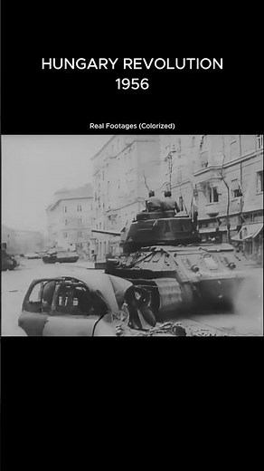 Hungary vs Soviet Union | Darkest Chapter of 1956 | Colorized & Restored