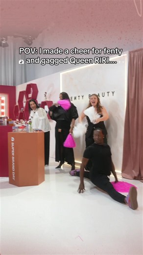 Fenty cheer reaction to Rihanna — POV: I gagged Queen RIRI