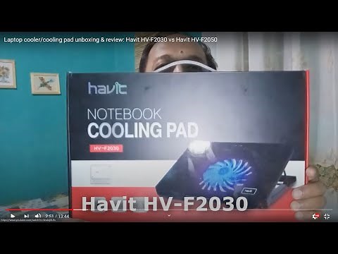 Laptop cooler/cooling pad unboxing & review: Havit HV-F2030 vs Havit HV-F2050