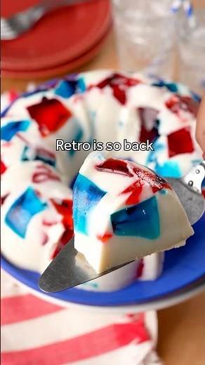 Broken Glass Jello Cake