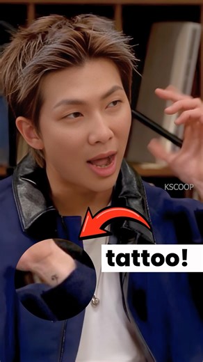 RM Reveals New Wrist Tattoo, Fans Say Their Earlier Guesses Were Right #bts #RM #kpopnews