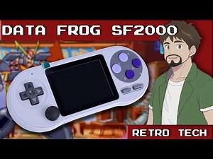 SF2000 Handheld Emulation Console (For SNES, Genesis, NES and more) By Data Frog - Retro Game Tech