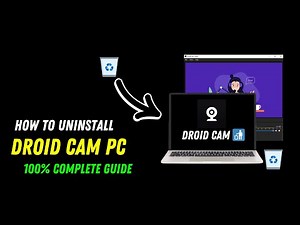 How To Uninstall Droid Cam in Windows 10 ✔ Quick Tutorial ⚡ 2025 | Technical Janiii 🔥