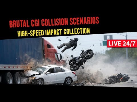 LIVE 24/7: Ultimate High-Speed Crash Simulations | Realistic Physics & Brutal Impacts 💥