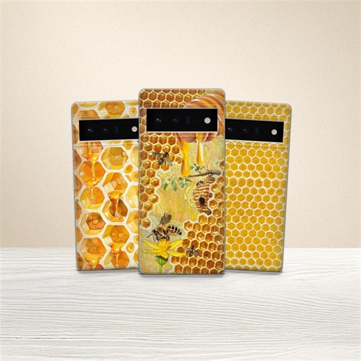 Bee Phone Case Bumble Bee Honey Cover for Pixel 10 Pro XL, 9 Pro, 8 7 A 6 & iPhone 17 16 15 14 13 12 Mini, Samsung S25 Fe, A17 A56 A16 A36 - Etsy