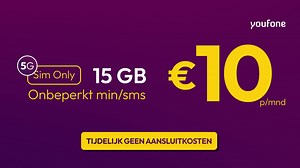 Alle Youfone Sim Only-abonnementen zijn nu met 5G, zonder extra kosten! Daarmee ben jij klaar voor de toekomst. Bekijk 5G Sim Only! | Youfone Nederland