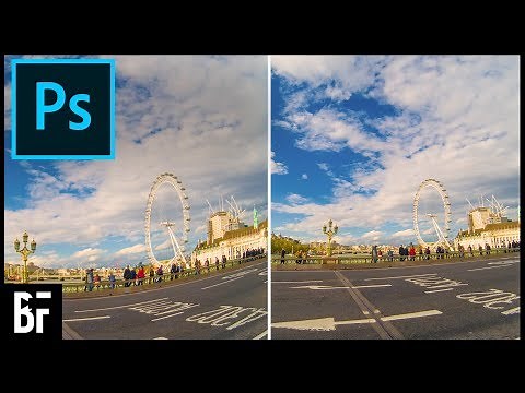 Fix Fish Eye Warp from GoPro Photos in Photoshop