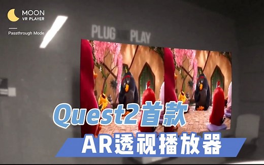 【VR玩乐】Quest2首款支持AR透视的免费视频播放器