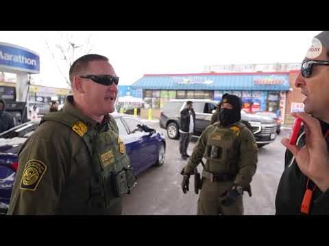 'How do I know you’re a US citizen?' ICE agent confronted by protest after questioning man in MN