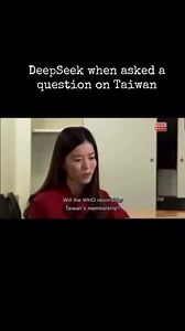 Deepseek on Taiwan