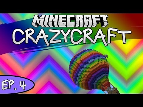 Hot Air Balloon House! | CrazyCraft w/ LDShadowLady | Ep. 4