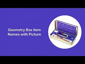 Geometry box items names with pictures
