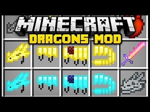 Minecraft DRAGONS MOD (Mod Showcase)