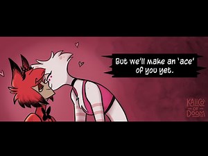 Angel Dust and Alastor Have a Heart To Heart (Hazbin Hotel Comic-dub)