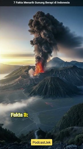 Fakta Menarik Gunung Berapi di Indonesia