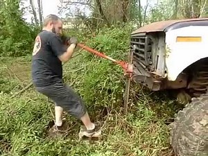 Getting punched in the jaw with a farm jack.wmv