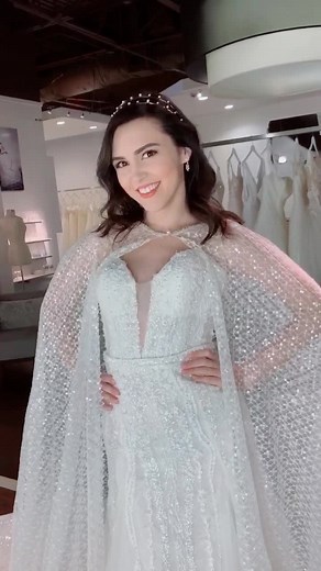 Finally decided to join TikTok and we had to join @studioidobridals and try our their #bridalchallenge #weddingdresses #bridalsalon