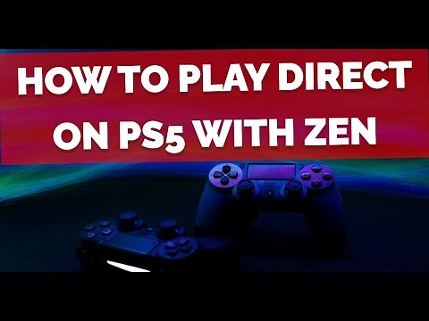 How to use Zen on PS5 no Remote Play!