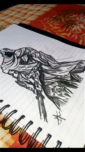 Drawing😈 Assassin Anime Drawing | Next Level Sketch