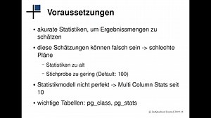 PostgreSQL: EXPLAIN erklärt