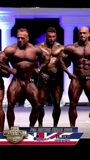 PCA BRITISH FINALS 2023 Pro Bodybuilder / Pose Down