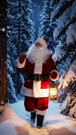 A Gentle Santa Moment in the Snow ❄️🎅 Peaceful Christmas Ambience