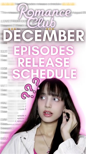 NEW DECEMBER ROMANCE CLUB EPISODE SCHEDULE #romanceclub #romanceclubgame