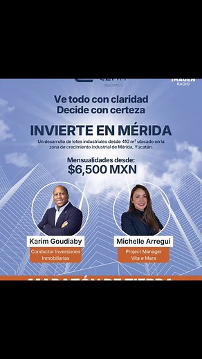 🏭 *Invierte en CENIT Industrial* Te invitamos a conocer CENIT, un *desarrollo industrial* diseñado para inversionistas que buscan plusvalía, ubicación estratégica y crecimiento a mediano plazo. En esta presentación te mostraremos cómo puedes participar en este proyecto y asegurar tu espacio desde etapas tempranas. 📅 *Domingo 8 de marzo* ⏰ *10:00 a.m.* 🔗 *Regístrate aquí:* Descubre por qué los inversionistas están volteando al sector industrial.