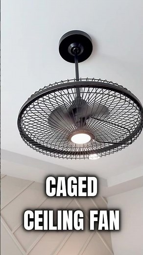 Elevate Your Space with Caged Ceiling Fans