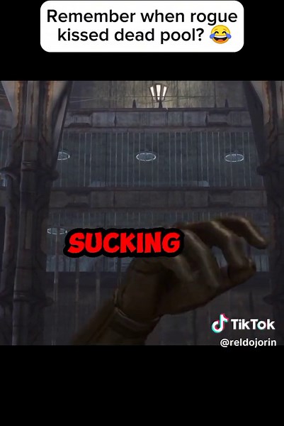 Rogue and Deadpool Kiss in Video Game | Gamer Kiss Scene