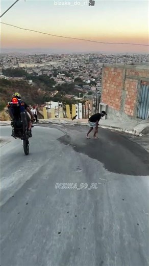 Boy's bike tire goes out #shortvideo