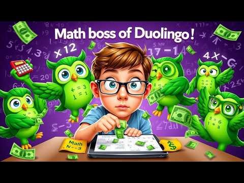 Duolingo Math is hard but not for Araaf.. #duolingo #math #araaflab #kidslearning #counting #time