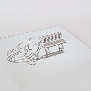 3.4K views · 367 reactions | Sometimes I can work on a smaller scale... like with this edition of "Spaghetti Benches" made of silver. Silver Bench (Left), 2019 | Pablo Reinoso | Facebook