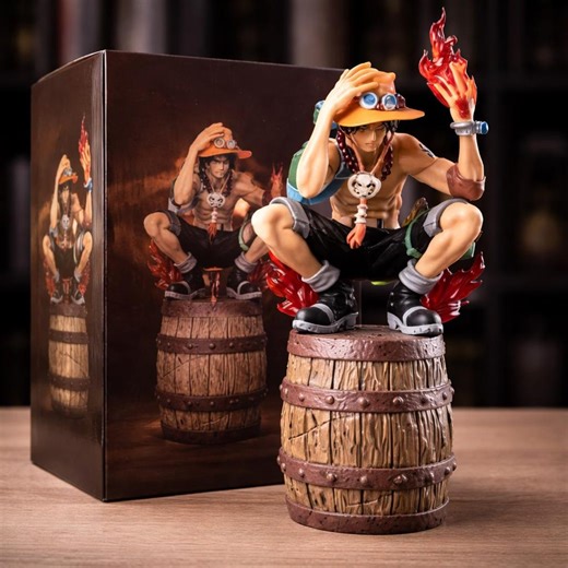 One Piece Ace Figure – Portgas D Ace Fire Fist Anime PVC Statue Collector Gift - Etsy UK