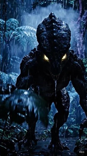 Alien walking through the woods in the rain #trending #shortusa
