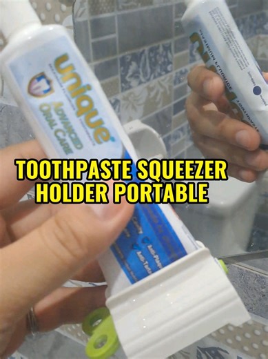 Kahit lima pwede mong makuha nitong Toothpaste Squeezer kahit ibang lotion pwede #squeezer #toothpastesqueezer #bathessentials #homeessentials #hygieneproducts