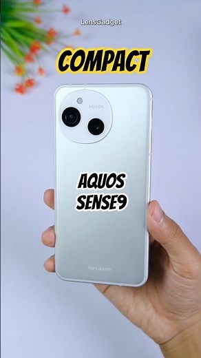 SHARP AQUOS Sense9 - A mid-range smartphone with a compact/small body size.